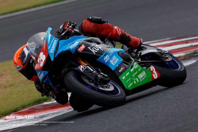 ST600：阿部恵斗（51GARAGE kupu Racing YAMAHA）／2023全日本ロード オートポリス公開テスト1日目
