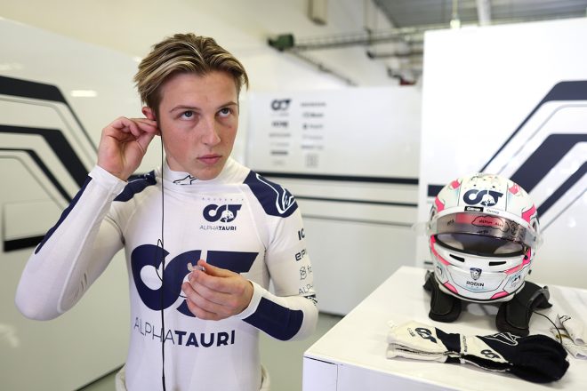 2022年F1第14戦ベルギーGP　リアム・ローソン（アルファタウリ）