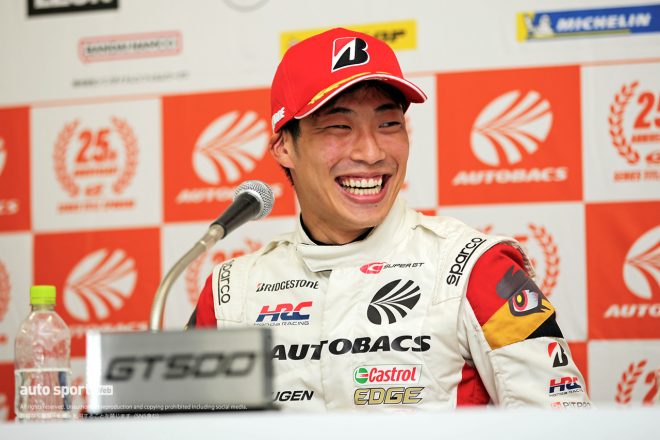 2023スーパーGT第5戦鈴鹿　ポールポジションを獲得した福住仁嶺（ARTA MUGEN NSX-GT）