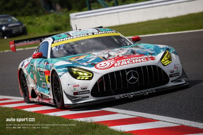 2023スーパーGT第5戦鈴鹿　グッドスマイル 初音ミク AMG（谷口信輝／片岡龍也）