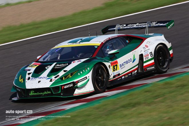 2023スーパーGT第5戦鈴鹿　Bamboo Airways ランボルギーニ GT3（松浦孝亮／坂口夏月）