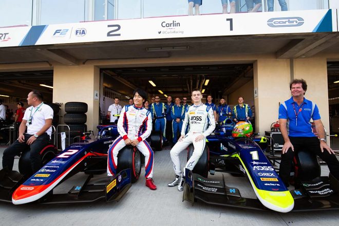 2019年、ともにカーリンからFIA F2に参戦していた松下信治とルイ・デレトラズ