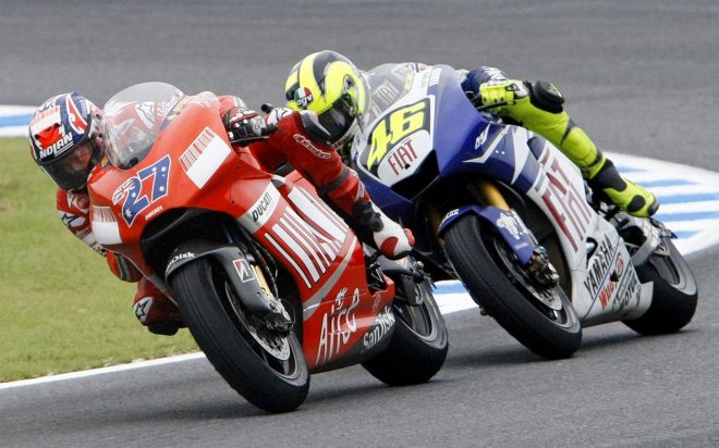2007年MotoGP第15戦日本GPでチャンピオンを決めたケーシー・ストーナー