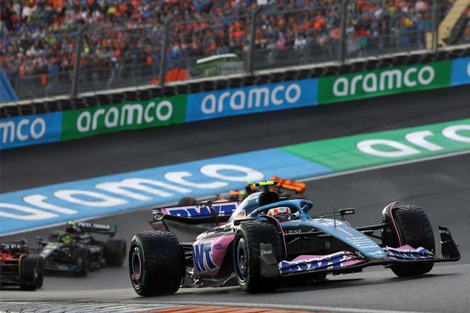 2023年F1第14戦オランダGP　ピエール・ガスリー（アルピーヌ）