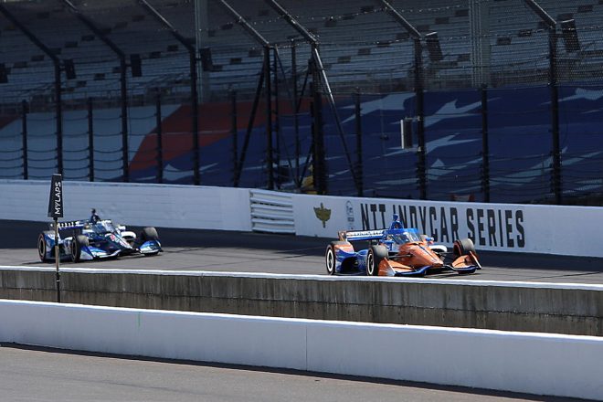 NTTインディカー・シリーズ第14戦ギャラガーグランプリ スコットディクソンの後塵を拝し惜しくも2位となったグラハム・レイホール