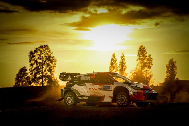 2023年のWRCに参戦しているGRヤリス・ラリー1 2023年WRC第8戦エストニア