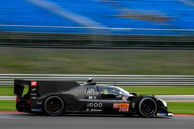 スパ・フランコルシャンでテストを行うBMW Mチーム WRTのBMW Mハイブリッド V8