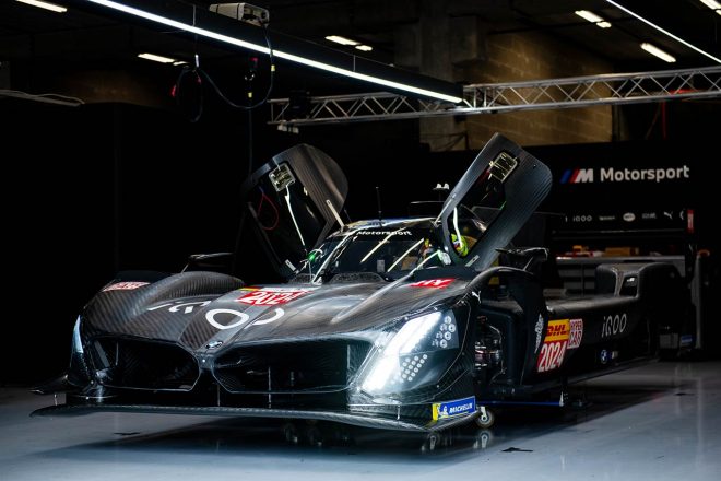 スパ・フランコルシャンでテストを行うBMW Mチーム WRTのBMW Mハイブリッド V8