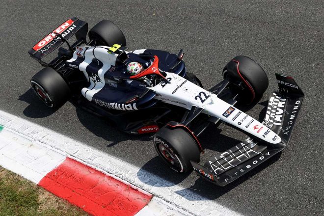 2023年F1第15戦イタリアGP　角田裕毅（アルファタウリ）
