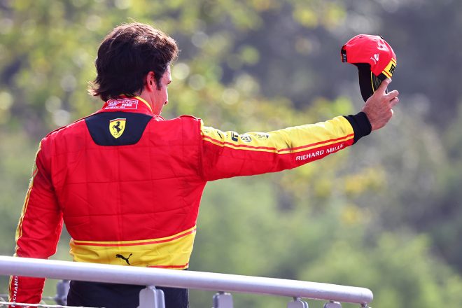 2023年F1第15戦イタリアGP　チームメイトバトルを制したカルロス・サインツ（フェラーリ）