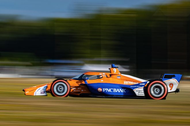 インディカー第16戦ポートランド 3位を獲得したスコットディクソン(チップ・ガナッシ)