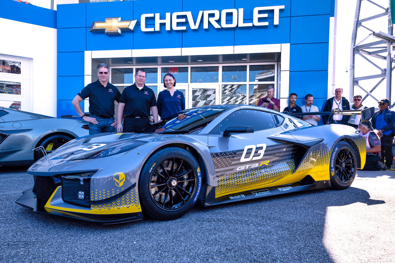 2024年のレースデビューが予定されているシボレー・コルベットZ06 GT3.R