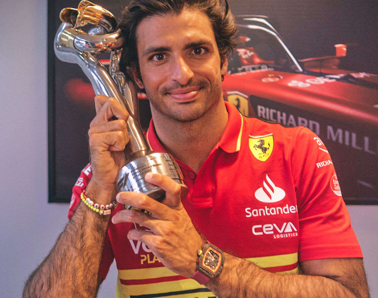 2023年F1第15戦イタリアGP　カルロス・サインツ（フェラーリ）が3位獲得