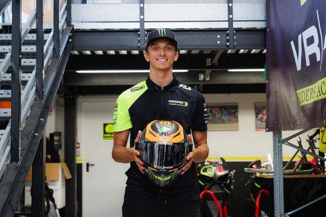 MotoGPに参戦しているルカ・マリーニ（ムーニーVR46レーシング・チーム）