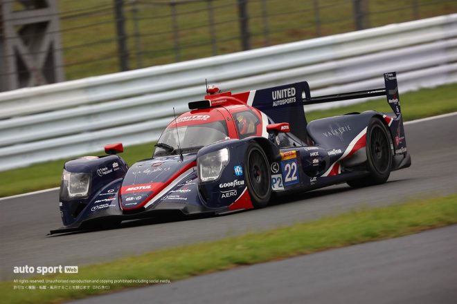 フィル・ハンソンのアタックによりLMP2クラスのポールポジションを獲得したユナイテッド・オートスポーツ22号車