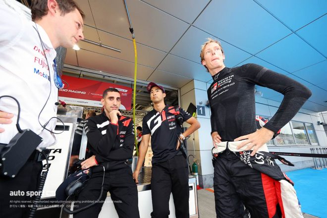 ブレンドン・ハートレーが予選アタックを担当した8号車陣営