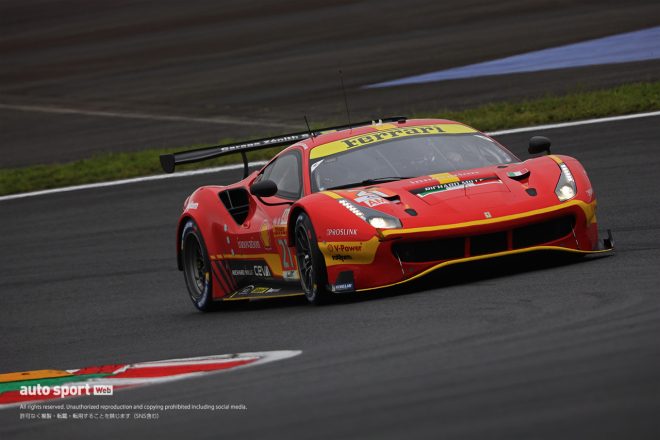 21号車フェラーリ488 GTEエボ（AFコルセ）　2023年WEC第6戦富士6時間レース