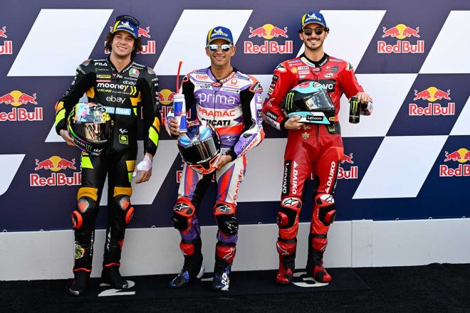 2023MotoGP第12戦サンマリノGP 予選 トップ3
