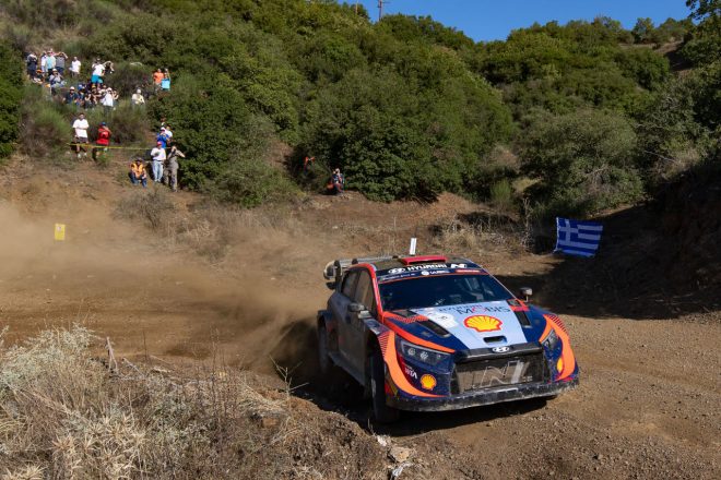 3位となったダニ・ソルド(ヒョンデi20 Nラリー1) 2023年WRC第10戦アクロポリス・ラリー・ギリシャ