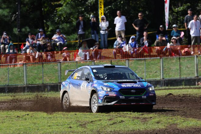 デビュー戦で総合4位となったスバルWRX S4（SUBARU TEAM ARAI）　2023年JRC第7戦ラリー北海道