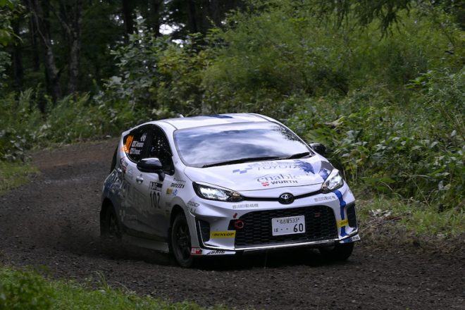 天野智之／井上裕紀子組（豊田自動織機・DLアクアGR SPORT）　2023年JRC第7戦ラリー北海道