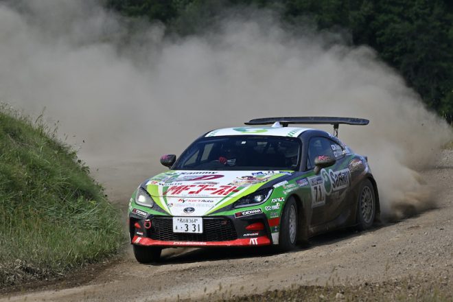 山本悠太／立久井和子組（SammyK-oneルブロスYHGR86）　2023年JRC第7戦ラリー北海道