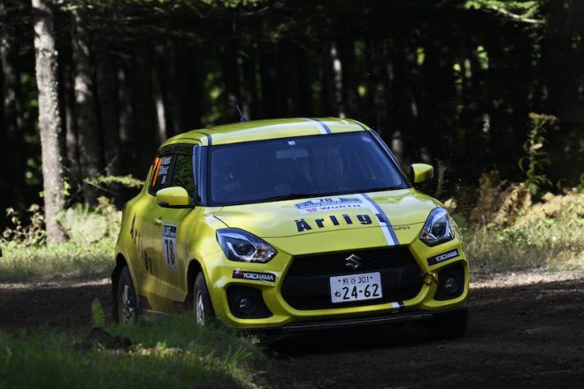 内藤学武／大高徹也組（YHアーリット スイフト）　2023年JRC第7戦ラリー北海道