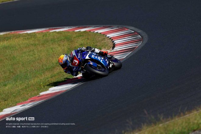 JSB1000：岡本裕生（YAMAHA FACTORY RACING TEAM）／2023全日本ロード 岡山公開テスト1日目