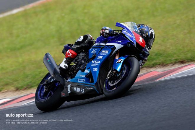 JSB1000：中須賀克行（YAMAHA FACTORY RACING TEAM）／2023全日本ロード 岡山公開テスト1日目