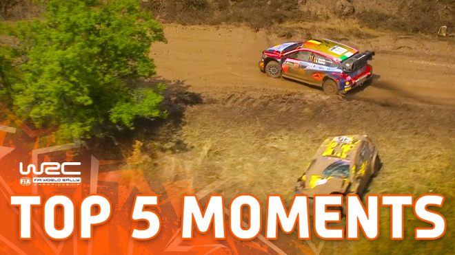 『Top 5 Moments | WRC EKO Acropolis Rally Greece 2023』はWRC公式YouTubeチャンネルで公開されている