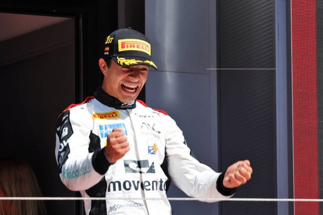 2023年FIA F3第5戦バルセロナのフィーチャーレースで優勝したジョセップ・マリア・マルティ（カンポス・レーシング）