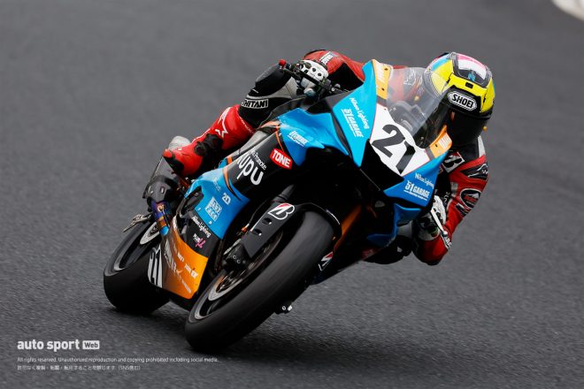 ST600：西村 硝（51GARAGE kupu Racing YAMAHA）／2023全日本ロード 岡山公開テスト2日目