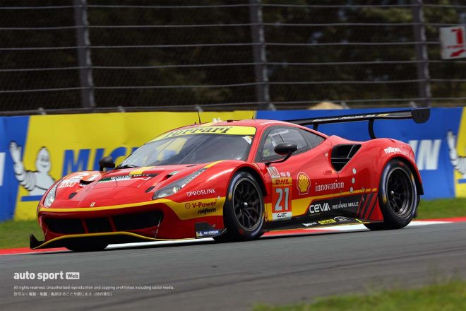 2023年のWEC・LMGTEアマクラスにエントリーしているAFコルセの21号車フェラーリ488 GTE Evo