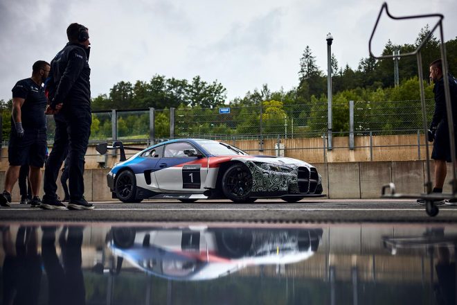 スパ・フランコルシャンで行われた開発テストでのBMW M4 GT3