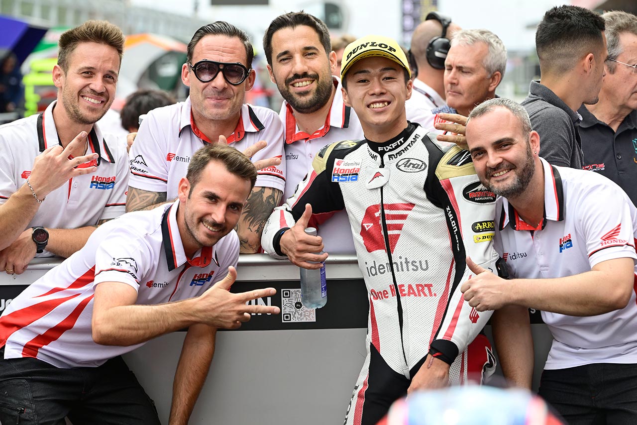 小椋藍（IDEMITSU Honda Team Asia）／2023MotoGP第11戦カタルーニャGP