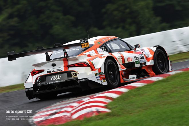 2023スーパーGT第6戦SUGO　au TOM’S GR Supra（坪井翔／宮田莉朋）