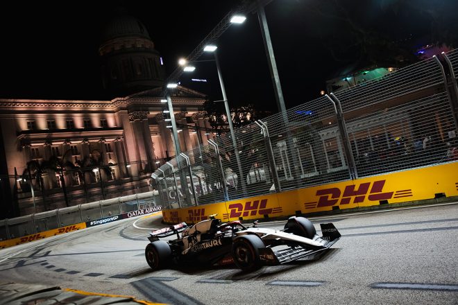 2023年F1第16戦シンガポールGP　角田裕毅（アルファタウリ）