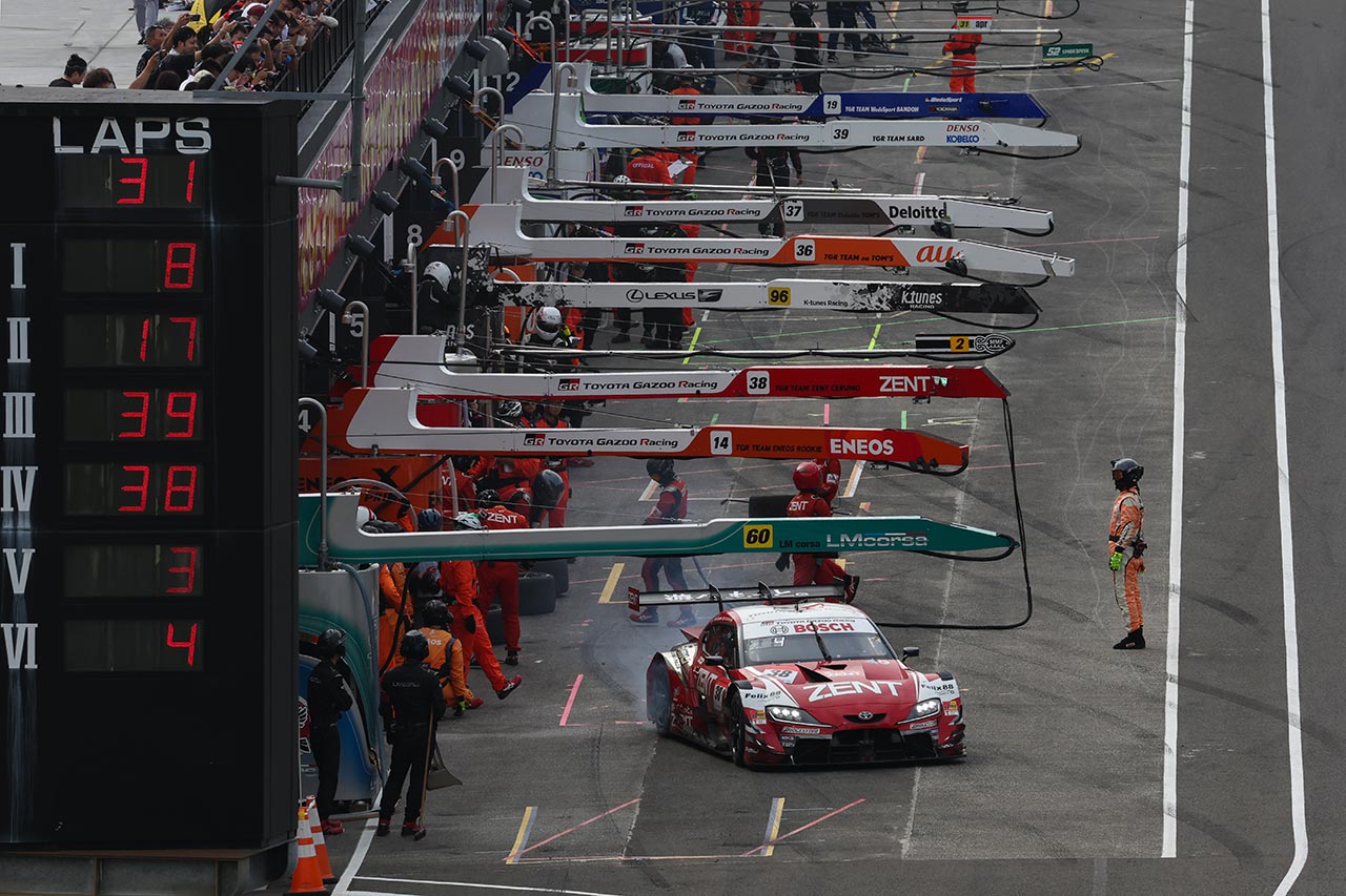 2023スーパーGT第6戦SUGO　ZENT CERUMO GR Supra（立川祐路／石浦宏明）