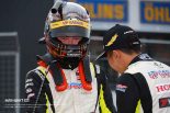 2023年スーパーGT第6戦SUGO　レース直後の小林崇志と小出峻（UPGARAGE NSX GT3）