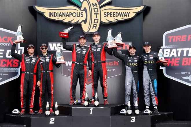 ポルシェ・ペンスキー・モータースポーツがチーム初のワン・ツー・フィニッシュを達成した。　2023年IMSA第10戦インディアナポリス