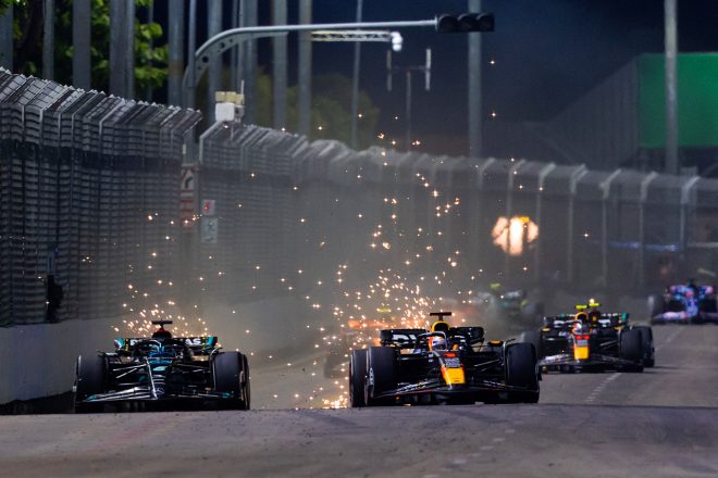 2023年F1第16戦シンガポールGP　マックス・フェルスタッペン（レッドブル）
