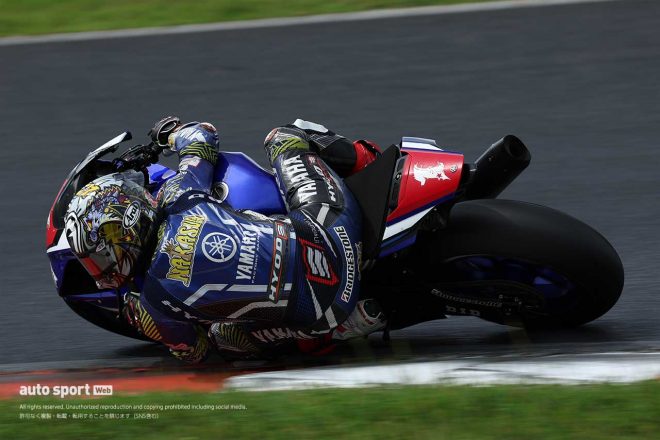 中須賀克行（YAMAHA FACTORY RACING TEAM）／2023全日本ロード第7戦岡山 予選