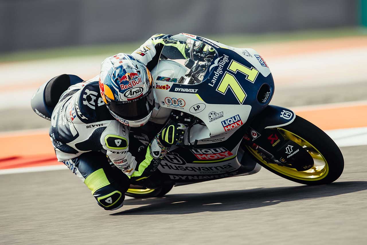 佐々木歩夢（Liqui Moly Husqvarna Intact GP）／2023MotoGP第13戦インドGP