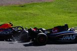 2023年F1第17戦日本GP　セルジオ・ペレス（レッドブル）がケビン・マグヌッセン（ハース）と接触
