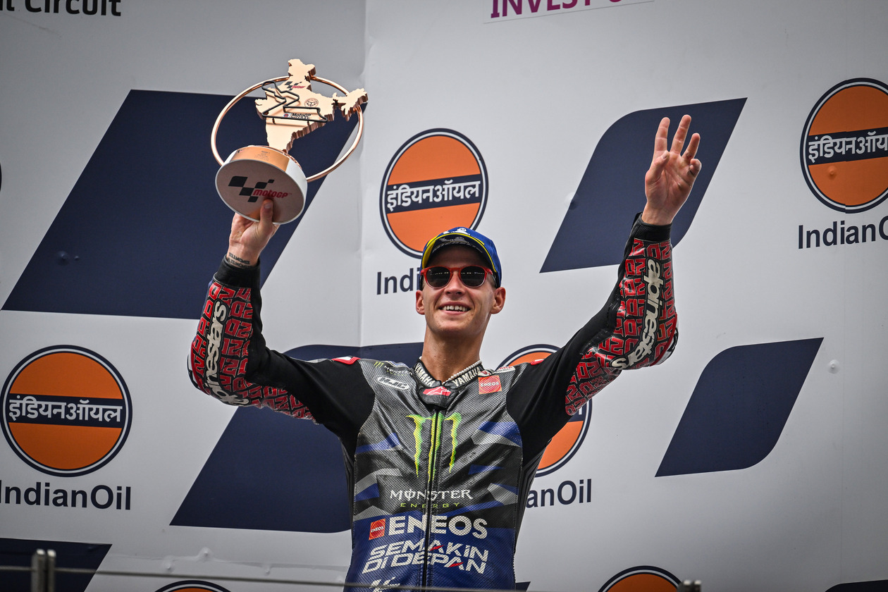 ファビオ・クアルタラロ（モンスターエナジー・ヤマハMotoGP）／2023MotoGP第13戦インドGP決勝