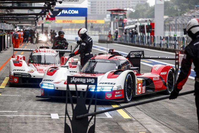 ポルシェ・ペンスキー・モータースポーツの2台のポルシェ963