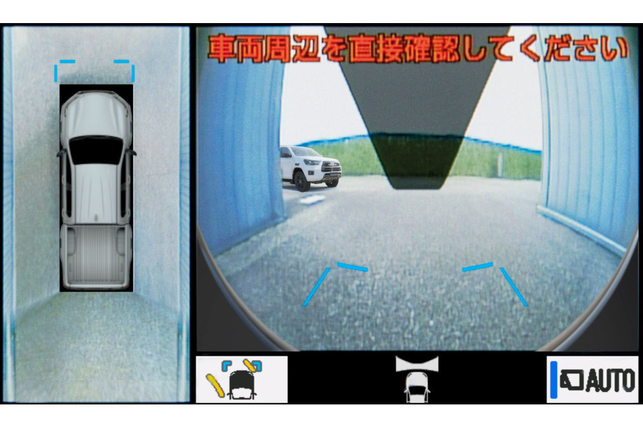 パノラミックビューモニター（パノラミックビュー＆ワイドフロントビュー）