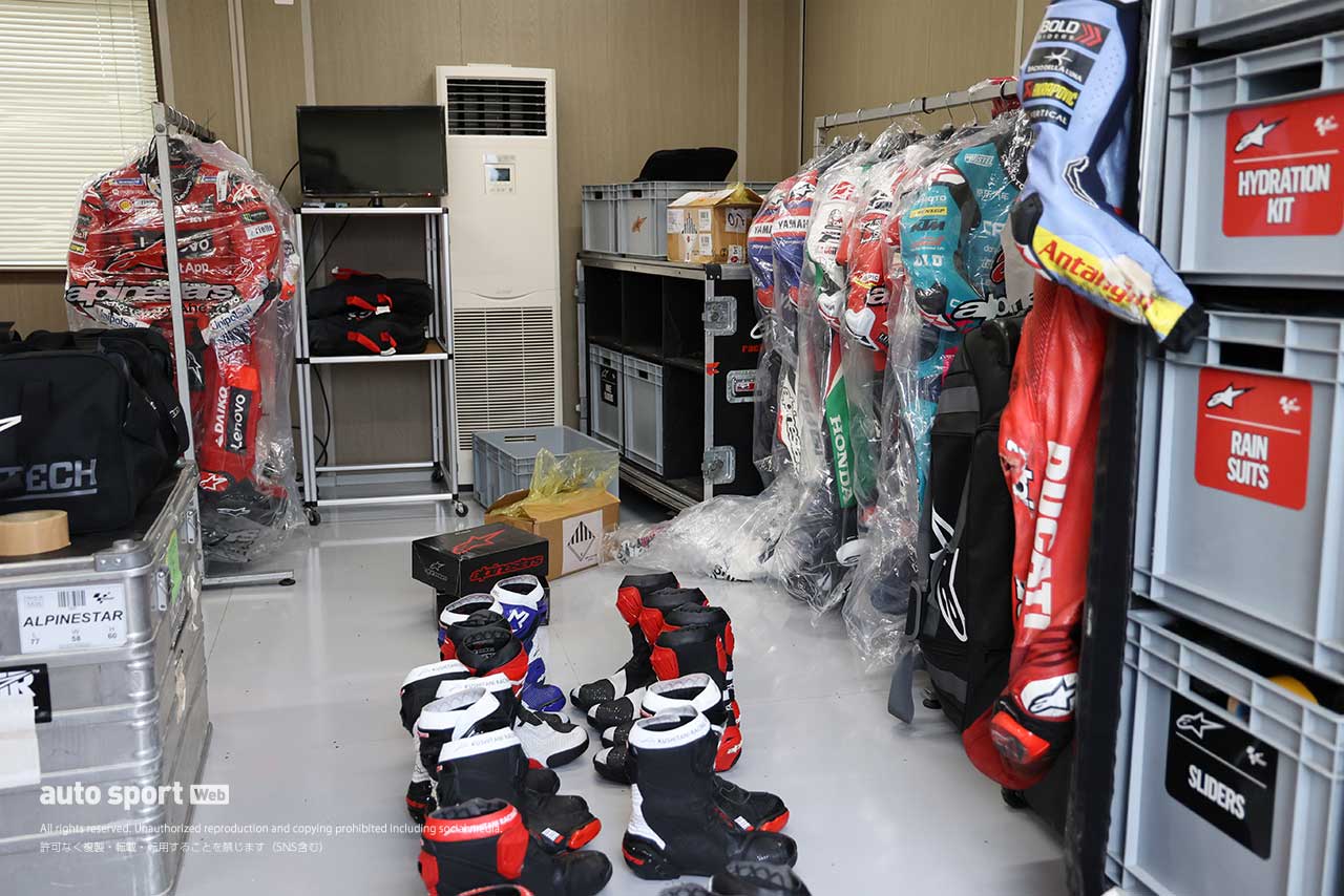 alpinestarsのレーシングスーツとブーツ／2023MotoGP第14戦日本GP