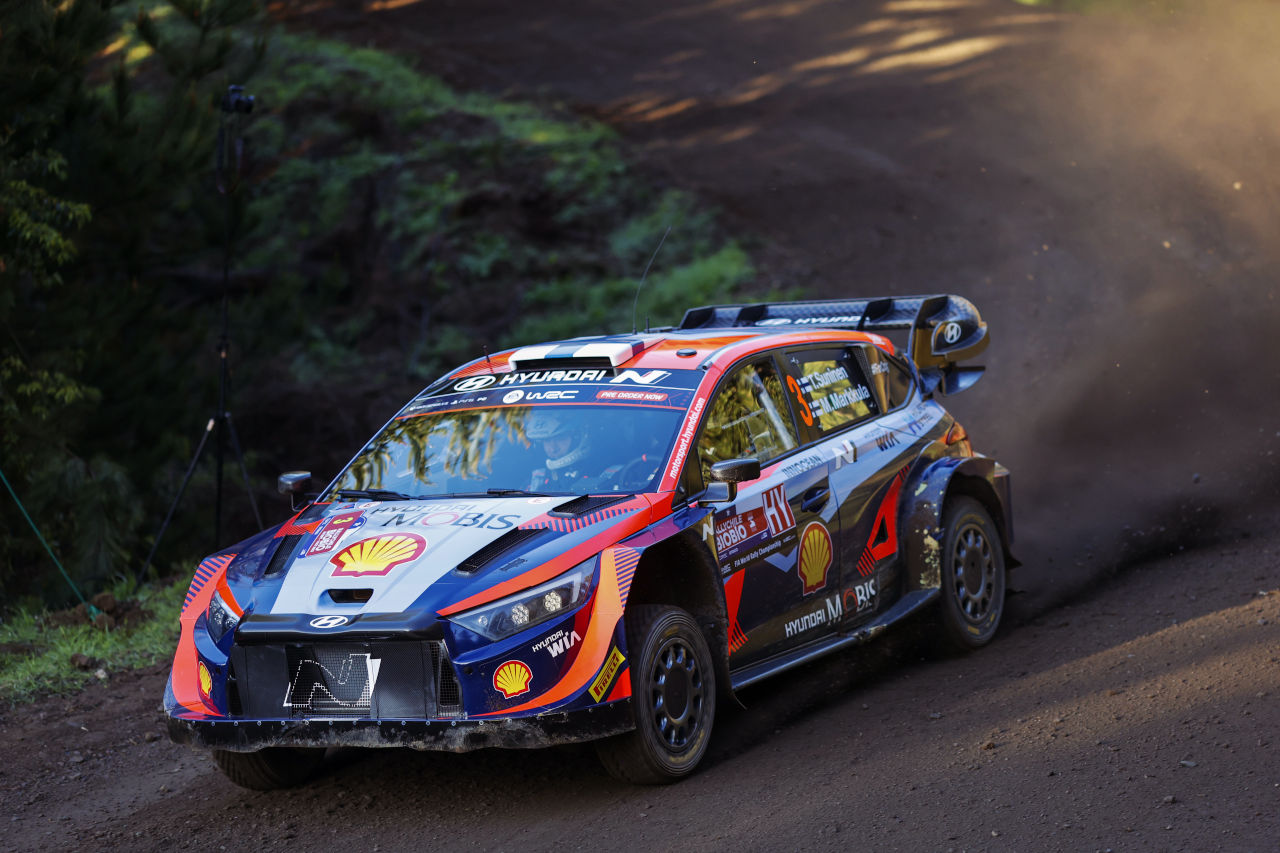 テーム・スニネン（ヒョンデi20 Nラリー1）　2023年WRC第11戦ラリー・チリ・ビオビオ