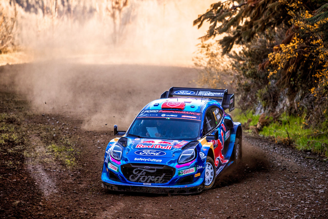 ピエール-ルイ・ルーベ（フォード・プーマ・ラリー1）　2023年WRC第11戦ラリー・チリ・ビオビオ